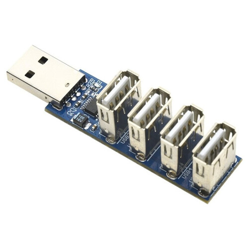 CH334R USB 2.0 4-Poorts Hub Uitbreidingsmodule - Multi-Interface MTT Hub voor PC en Desktop Computers