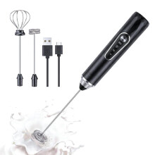 Rechargeable Milk Frother, Coffee Frother Handheld Wande, High-Speed Drink Mixer Foamer for Matcha, Lattes