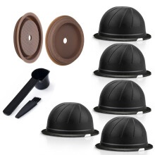 Reusable Vertuo Pods Refillable Coffee Vertuo Capsule for Vertuo with Silicone Lids 230ML