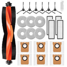 Do Odkurzacza Robotycznego dla X20 Pro/X20 Max / D102GL / D109GL Części Zamienne Główna Szczotka Boczna Filtr Hepa Mop Podkładki Worki na Kurz