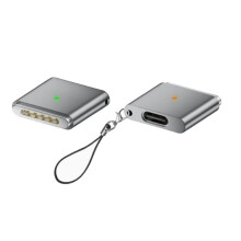 Magnetyczny Adapter USB Type-C dla 3 PD100W 20V 5A dla Book Lapgop dla Air/Pro M1/M2/M3/M4 B