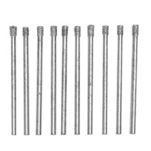 10Pcs 3mm 1/8 Inch Diamond Hole Saw Core Drill Bits Masonry Drilling Cutter for Glass Tile Gemstone MarbleTools