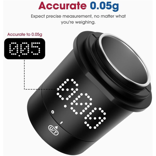 Espresso Powder Scale, Slim and Precise Digital Metering Cup with LED Display, Home Coffee Brewing Accessory, Ideal Gift 2