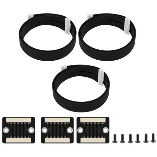 3 Sets Extension  Feed Module Adapter Board and Extended Flat Cable for Snapmaker U1 3D Printer Accessories 1