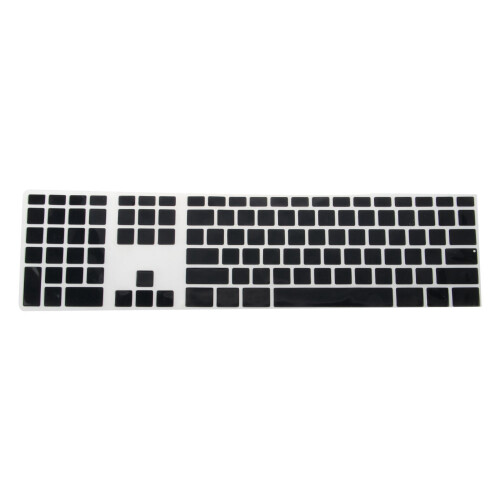 Silicone Thin Keyboard Skin Cover Protector With Numeric Keypad For   Black 1