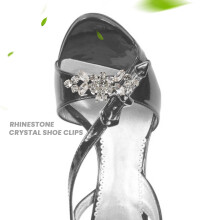 1 Par Rhinestone Crystal BröLlopsbröLlop Diamante Crystal SkokläMmor