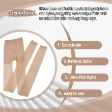 New Women Fashion Hot Open Toe Sheer Ultra-Thin Tights Pantyhose Stocking Nude