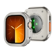 2 in 1 Metallgehäuse für  Watch Ultra 3/2/1 49mm mit Rückabdeckung, Robuster Schutzbumper für IWatch 49mm