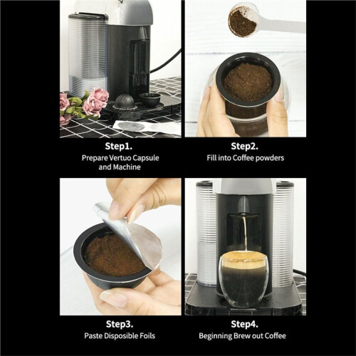 Reusable Vertuo Pods Refillable Coffee Vertuo Capsule for  Vertuo Coffee Capsule Shells B 2