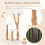 Wood Cat Tree with Plush Seat, 2 Platforms & Jute Posts 3