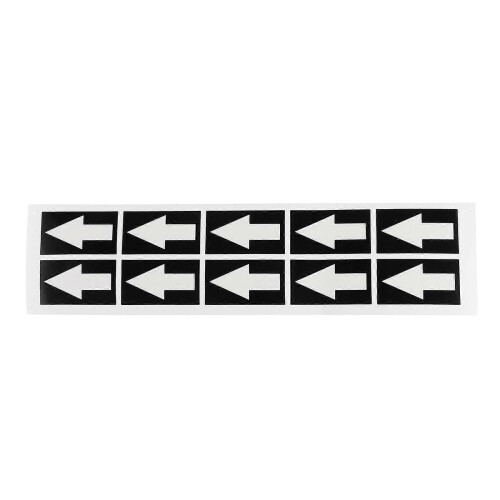 10pcs Flow Direction Arrow Sticker Arrow Indicator Sticker Arrow Warning Sticker