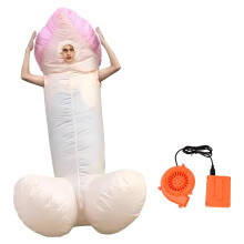 Costume for funny party costume Inflatable Costume Air Blow up Costume Funny Halloween Costume Cosplay Fancy Dress Suitable for adults