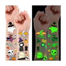 Tattoos for Kids Halloween Party Bag Fillers, 10 Sheets Temporary