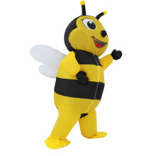 Inflatable Bee Costume for Adults, Inflatable Costumes for Men and Women, Full Body Bee Costume, Unusual Funny, Halloween,Christmas,