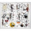 12 Sheets Big Size Window Clings Halloween Window Clings Nightmare 1
