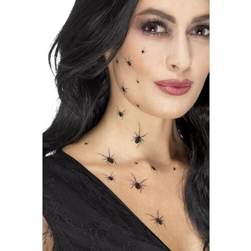 FX, Crawling Spider Transfers, Bla with 2 Sheets Per Pack, 16 Spiders 1