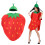 Costume Set Hilarious Red Fruit Cosplay Outfit with Headpiece, Soft 1