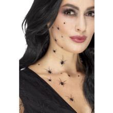 FX, Crawling Spider Transfers, Bla with 2 Sheets Per Pack, 16 Spiders