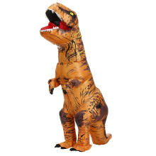 T-Rex Costume Full Body for Adults Brown Dinosaur Blow Up Suit Perfect Funny Outfit for Halloween, Fancy Dress Party & Stag Do,dino costume