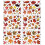 6 Sheet Autumn Fall Maple Leaves Window Clings Sticker For Thanksgiving Maple Decorations 5