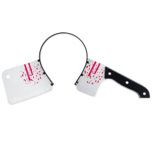 Knife Headband Halloween Creepy Halloween Plastic Headband Gruesome Knife Through Head Effect