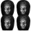 Face Headrest Covers,Scary Covers for Cars, Halloween-Themed Fun 1