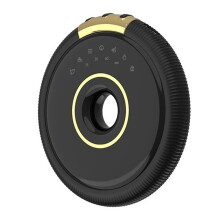 (Black) Wireless Nature Sounds Pillow Speakers Portable Bone Conduction Speaker for Home Use