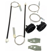 Window Regulator Repair Kit for 206 CC REAR LEFT RIGHT Convertible Cabrio 2000-2008