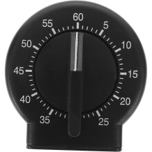 60-Minute Mechanical Kitchen Timer, Black Timer, Precise Cooking and Baking Choice,Wind- Timer