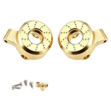Brass Blocks Front Axle Steering Knuckles Weights for 1/30 Axial SCX30 Bronco K10 RC Crawler LCG Upgrade