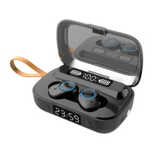 A13 Wireless Headphone V5.1 In-Ear Headset Charging Station with LED Flashlight