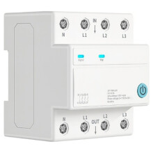 4P WIFI Circuit Breaker 3 Relays Remote Control Cut Off Live Wire Countdown Timer for TUYA, SmartLife APP