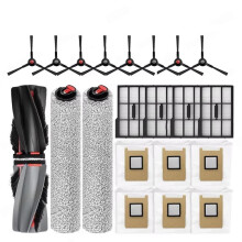 Compatible for Omni E28 / E25 Parts Main Side Brush Roller Mop HEPA Filter Dust Bag Replacement Accessories