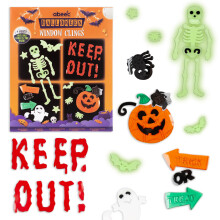 abeec Halloween Window Clings Glow in the Dark Stickers for Kids 4