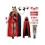 Costume 20 IN 1 Halloween Vampire Cape Cloak with Devil Horns Fork 3