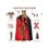 Costume 20 IN 1 Halloween Vampire Cape Cloak with Devil Horns Fork 4