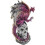 Statue Purple & Silver Dragon Skeleton Sculpture Table Decor Gothic 1