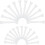 32Pcs Plastic Bones Decor Halloween Bone Ornaments Bulk White Beige 1