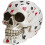Now Dead Mans Hand Skull Figurine 17cm White 1