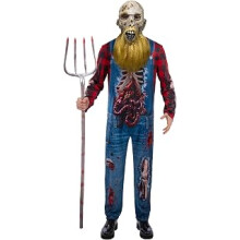 Zombie Costume for Adults, Scary Halloween Fancy Dress with
