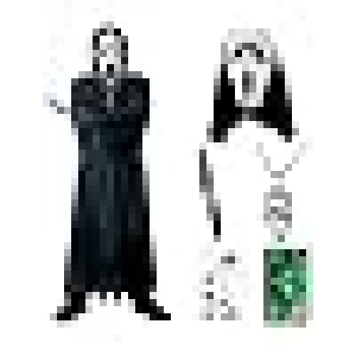 5Pcs Set Kids Screamerer Costume, with Ghost Face Mask, Complete 2