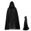 Black Cloak,180Cm Costume Black Cape,Grim Reaper Vampire Witch 1