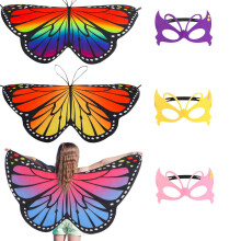 6 Pieces Kids Butterfly Wings Costume Halloween Fairy Butterfly Wings