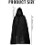 Black Cloak,180Cm Costume Black Cape,Grim Reaper Vampire Witch 5
