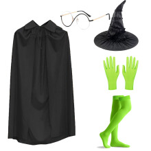 Halloween Costumes for Kids, Girls Costume Wicked Witch Costume Green