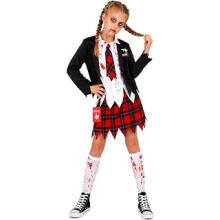 School Girl Costume, Halloween Costumes for Kids Distressed School