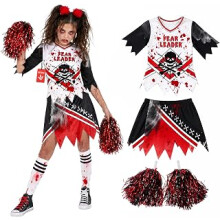 Cheerleader Costume Kids, Halloween Costumes for Kids Distressed