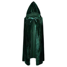 Green Cloak for Halloween and Christmas, Unisex Adult Medieval Cloak