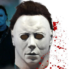 Myers Mask, Horror Costume Mask for Adults, Halloween Party Prop, Unisex