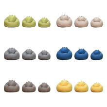(80 x 90cm, Green) New Extra Large Bean Bag Chairs Couch Sofa Cover Indoor Lazy Lounger For Adults Kids Promotion Price